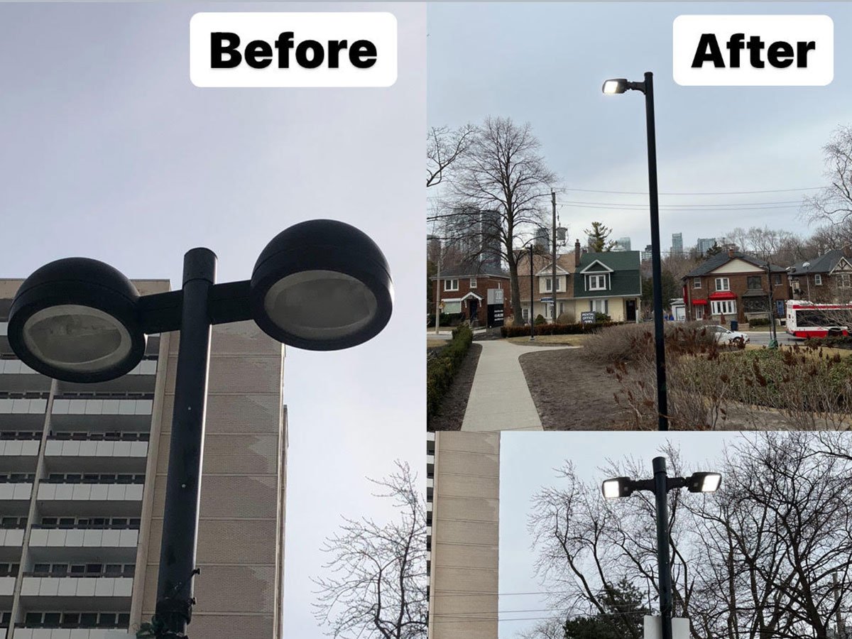 lighting-upgrade-outdoor-before-after-toronto-gta-advance-net-electric